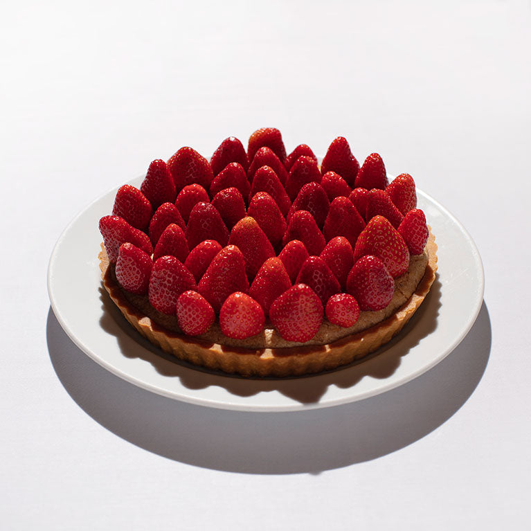 Strawberry and Almond Tart